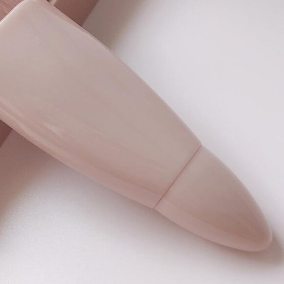 NEW -  5pcs Portable Makeup Brush Set With Mirror Hypoallergenic Pink Brushes - Picture 12 of 12